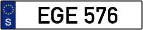 Truck License Plate